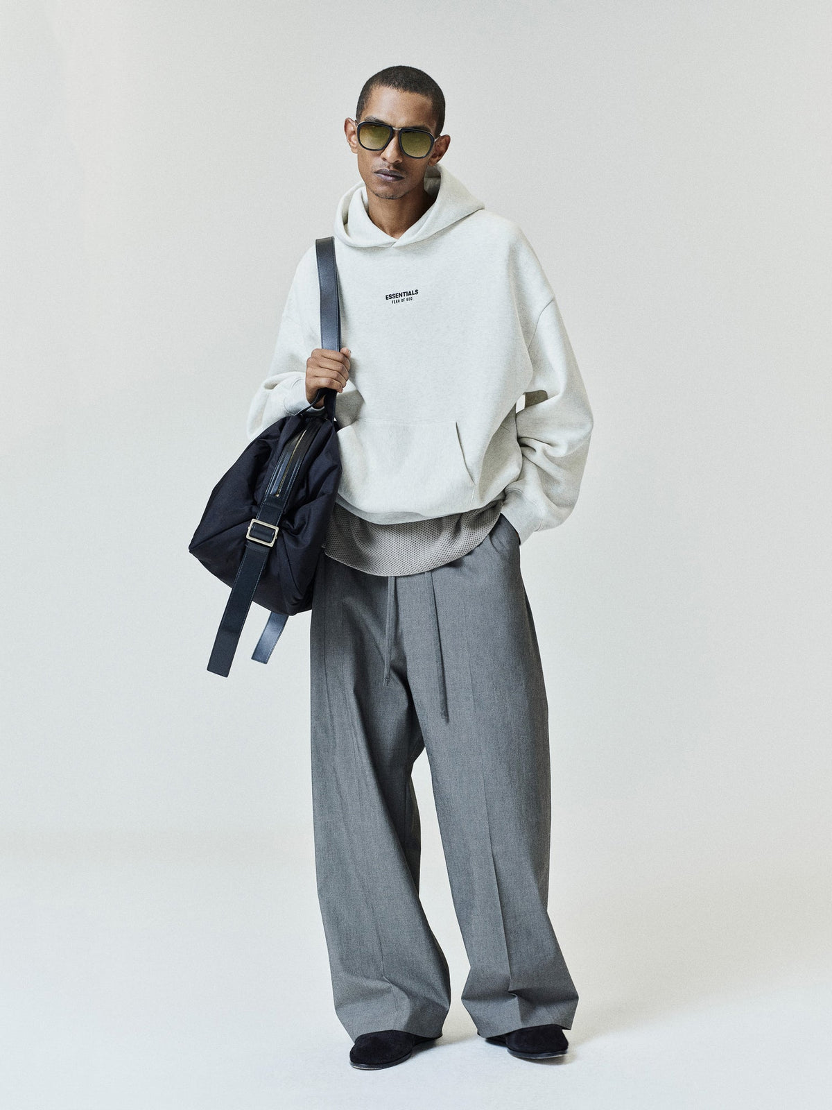 Fear of God Essentials FW26 Classic Hoodie Oatmeal Heather - Im Your Wardrobe