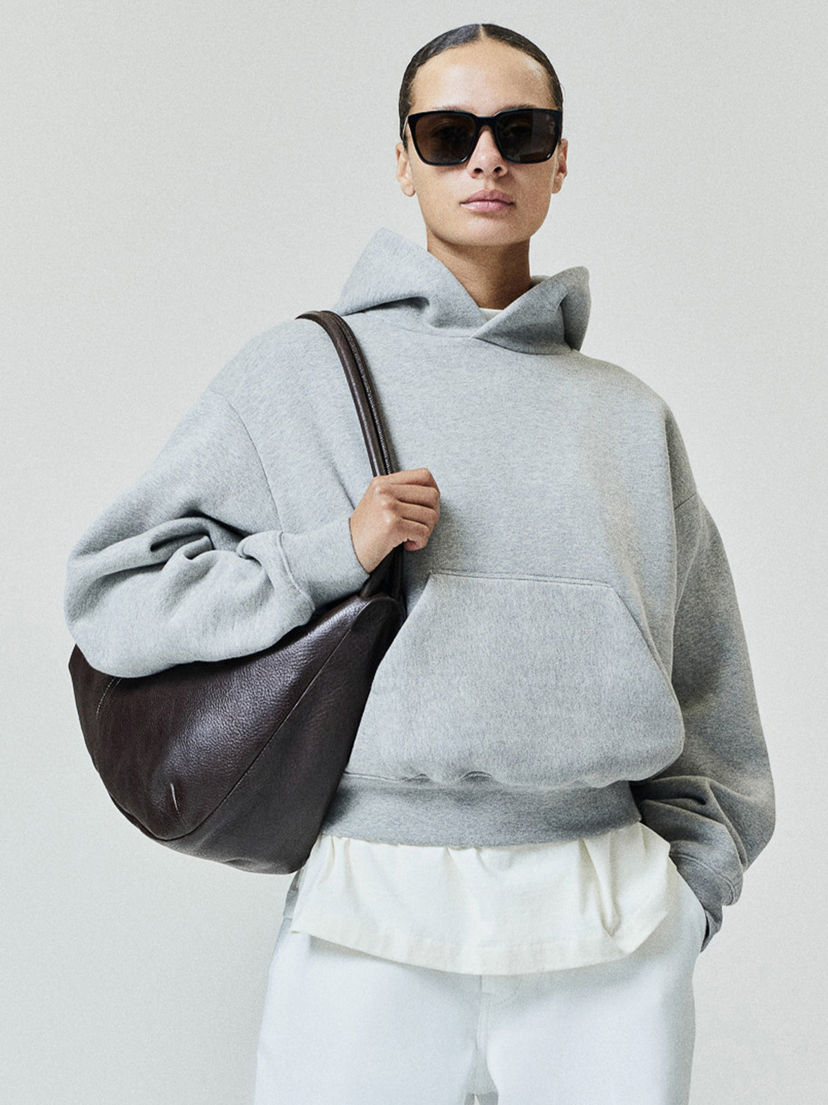 Fear of God Essentials Women's Classic Hoodie Warm Heather