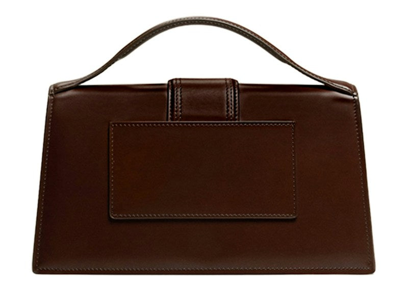 Jacquemus Le Grand Bambino Crossbody Flap Bag Dark Brown