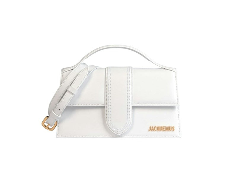 Jacquemus Le Grand Bambino Crossbody Strap Handbag White