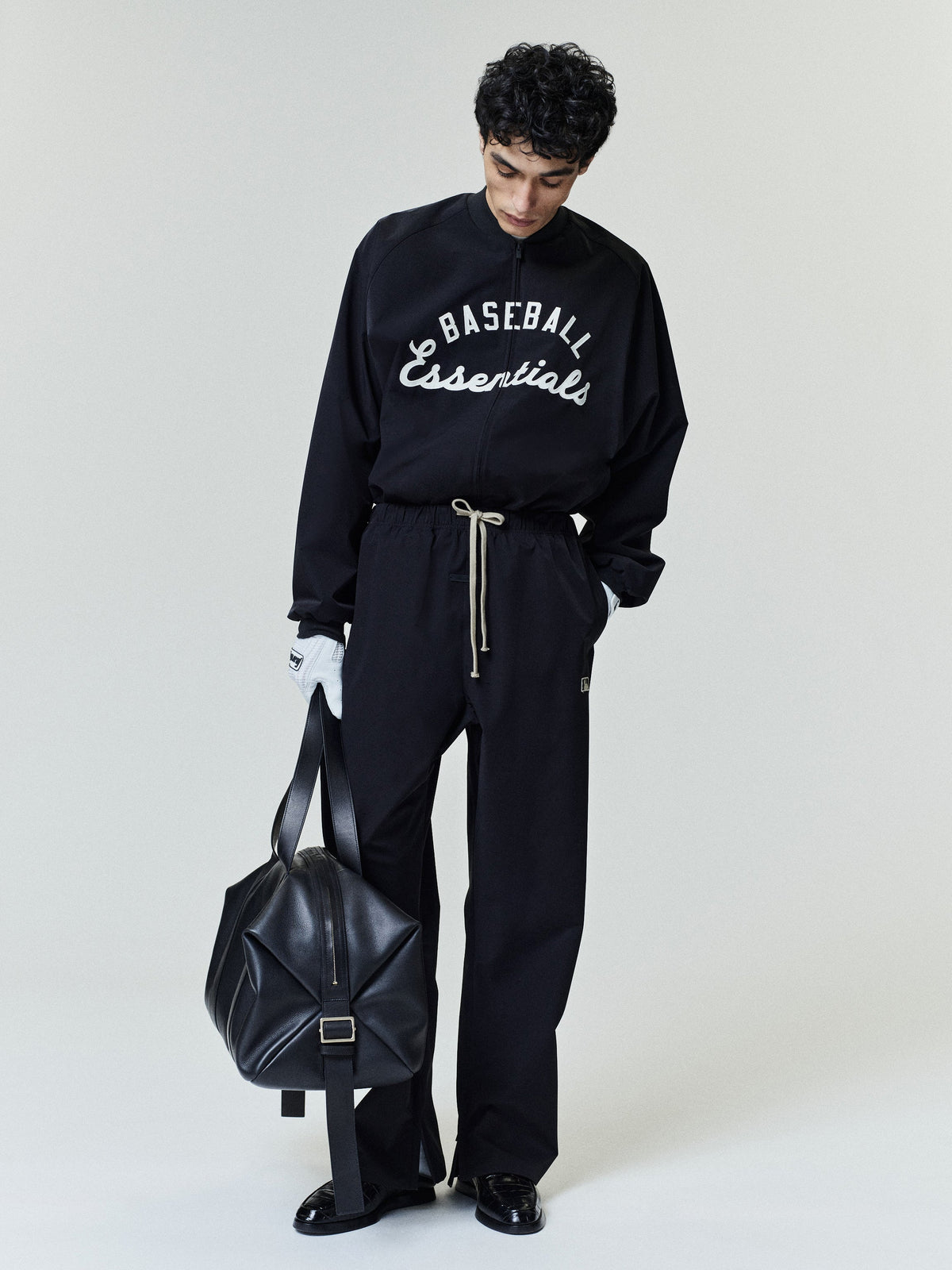 Fear of God Essentials MLB Full Zip Bomber Black - Im Your Wardrobe