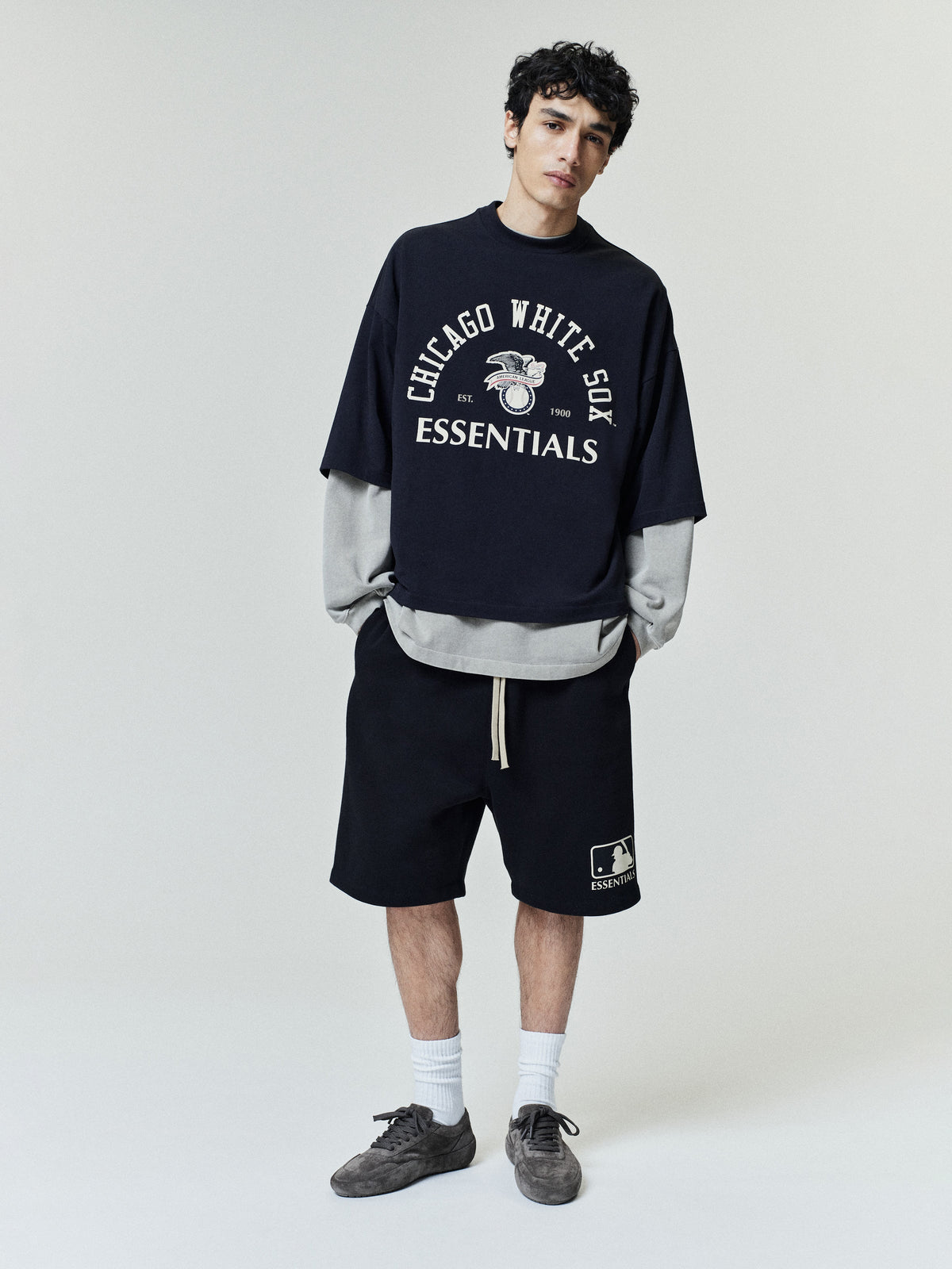 Fear of God Essentials White Sox American League Merch Tee Black - Im Your Wardrobe