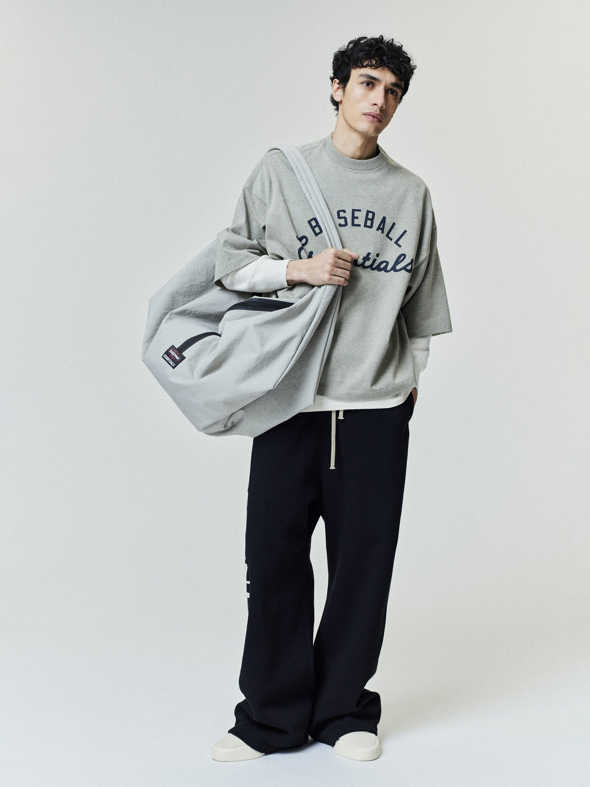 Fear of God Essentials MLB Merch Tee Seal Heather - Im Your Wardrobe