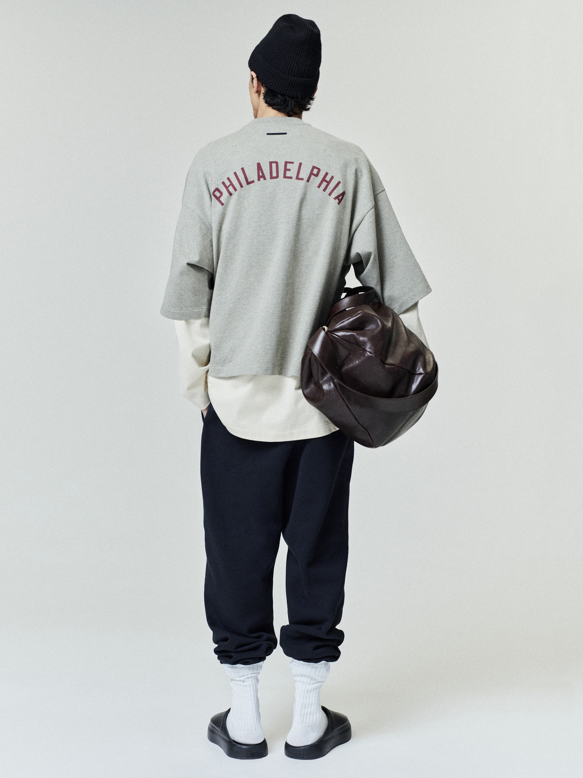Fear of God Essentials Phillies Merch Tee Seal Heather - Im Your Wardrobe