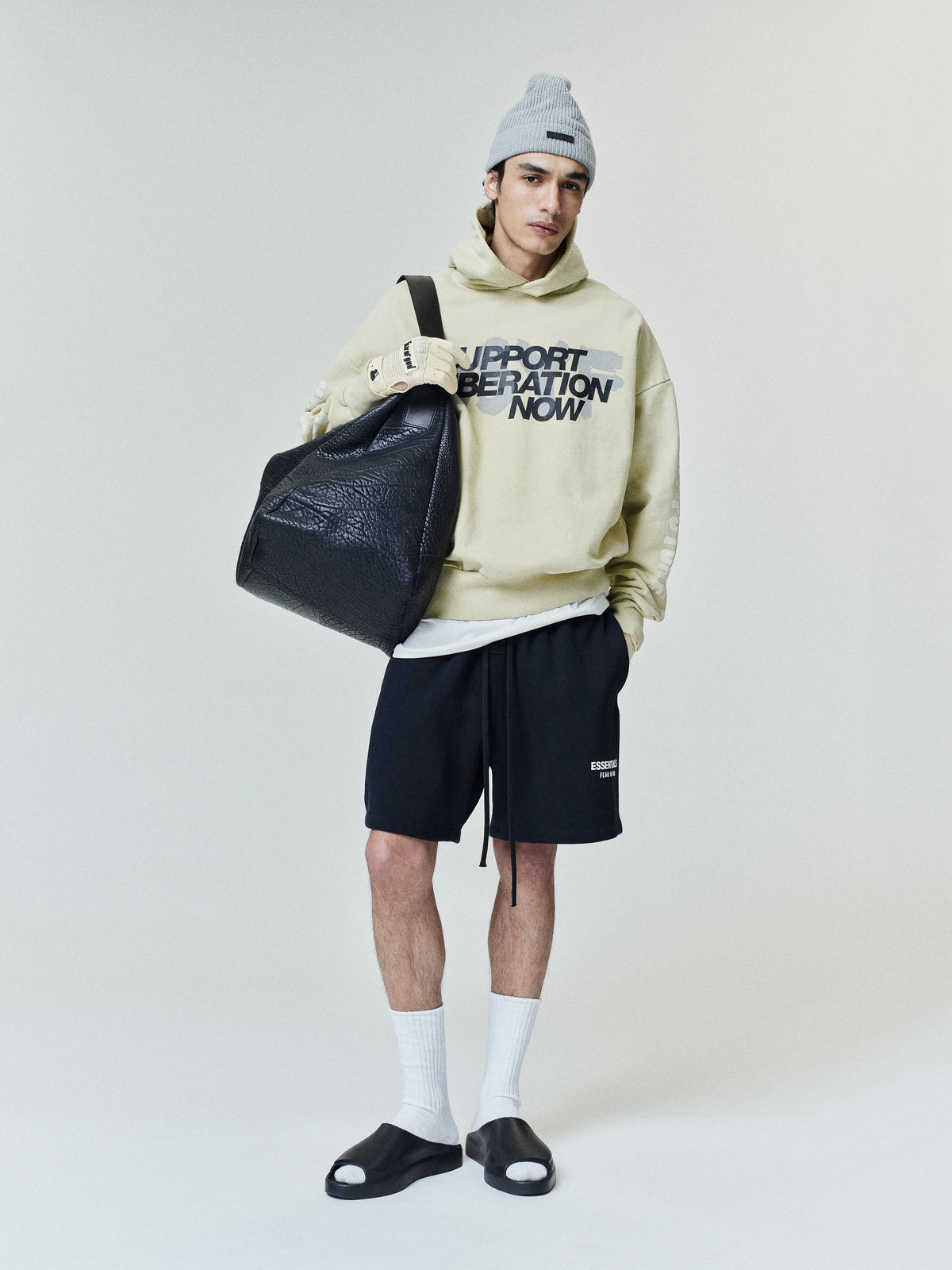 Fear of God Liberation Now Hoodie Clay