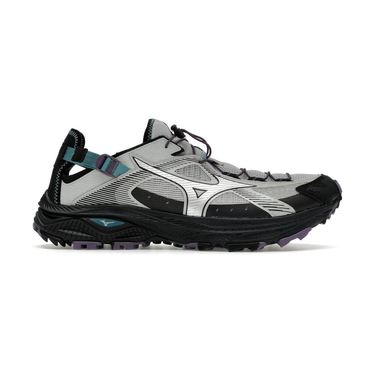 Mizuno Racer Trail SE V2 Gorpcore Silver Black front