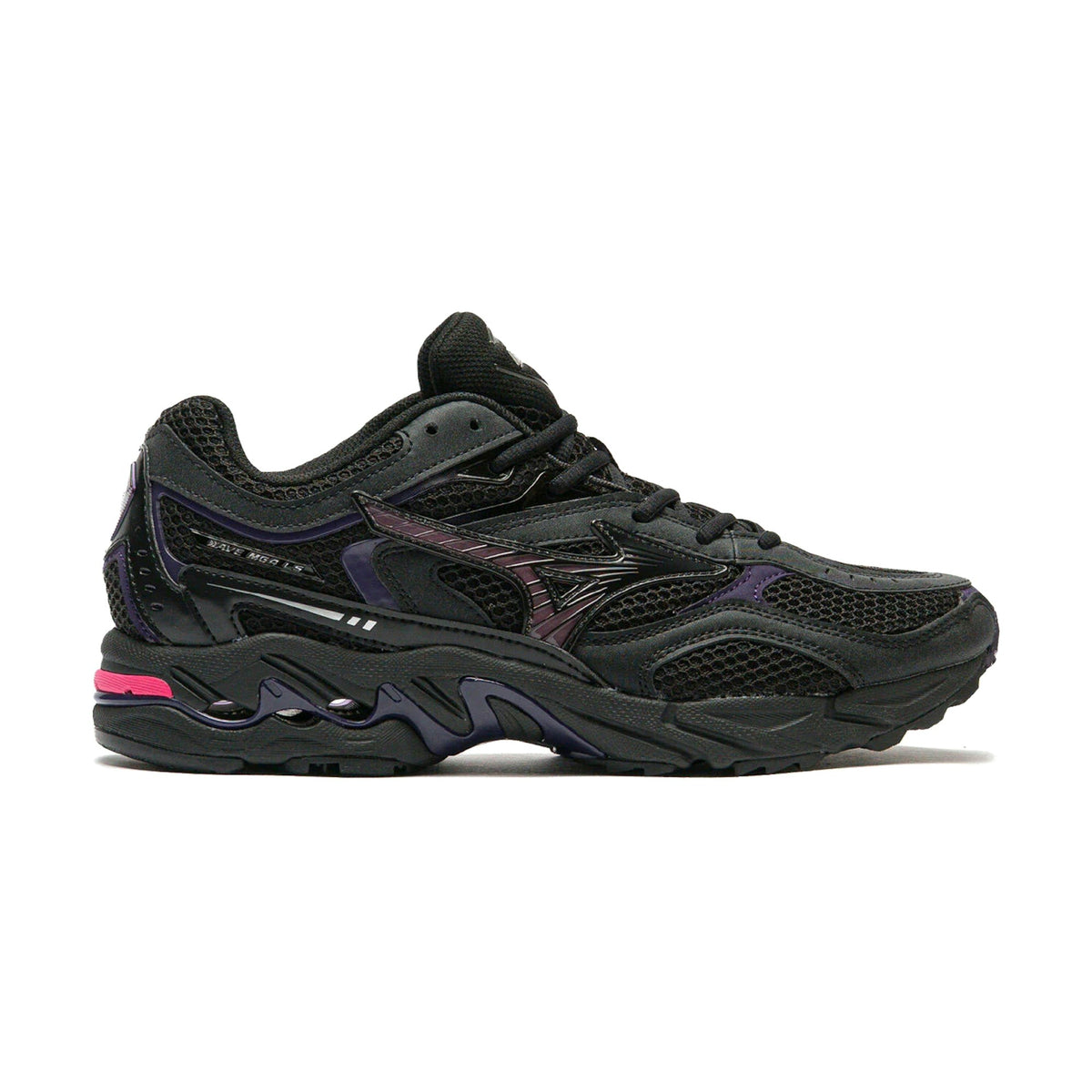 Mizuno Wave MG4 LS Black Purple front