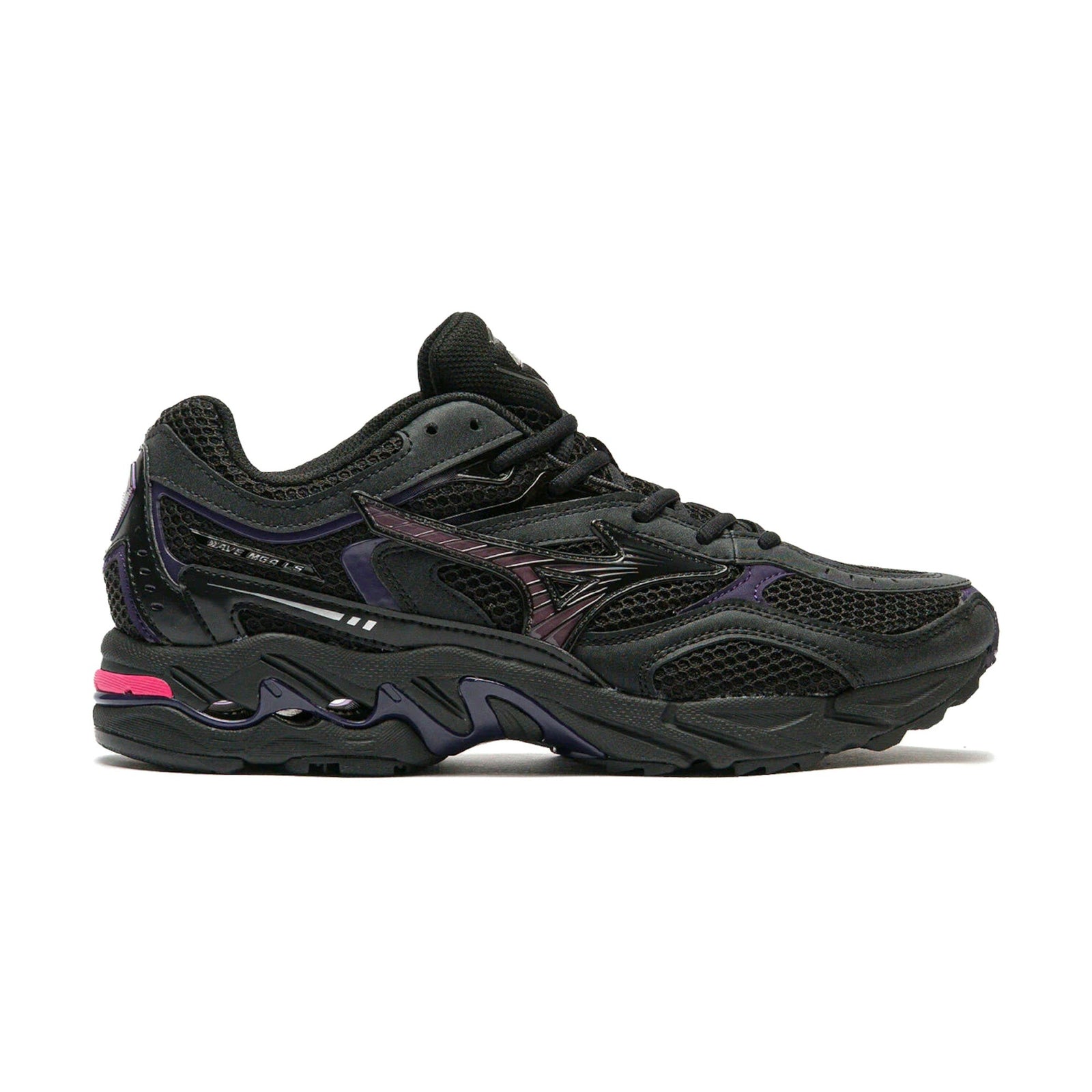 Mizuno Wave MG4 LS Black Purple front