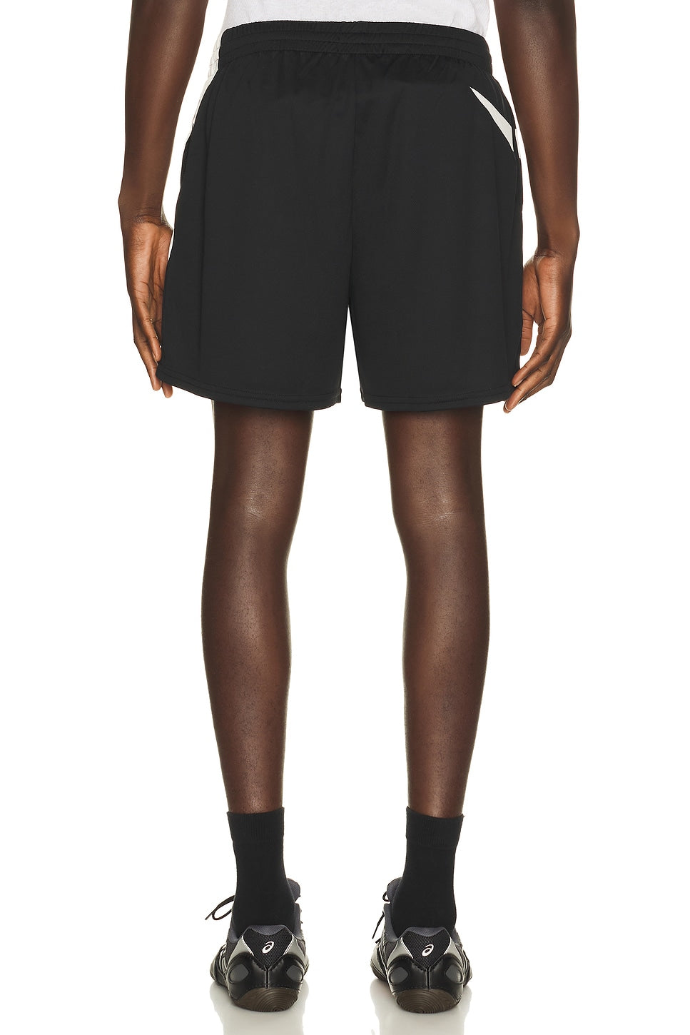 Represent Star Football Panelled Shorts Jet Black - Im Your Wardrobe