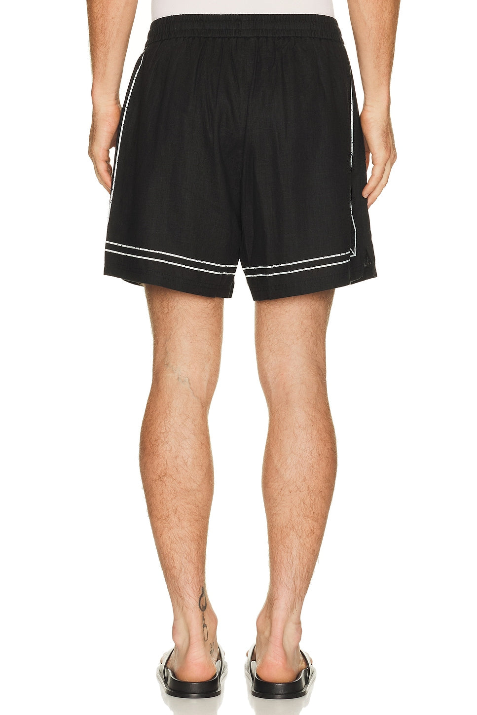 Represent Border Short Jet Black - Im Your Wardrobe