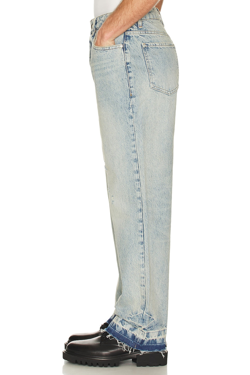 Represent x Guns N' Roses Denim Jeans Light Vintage Blue - Im Your Wardrobe