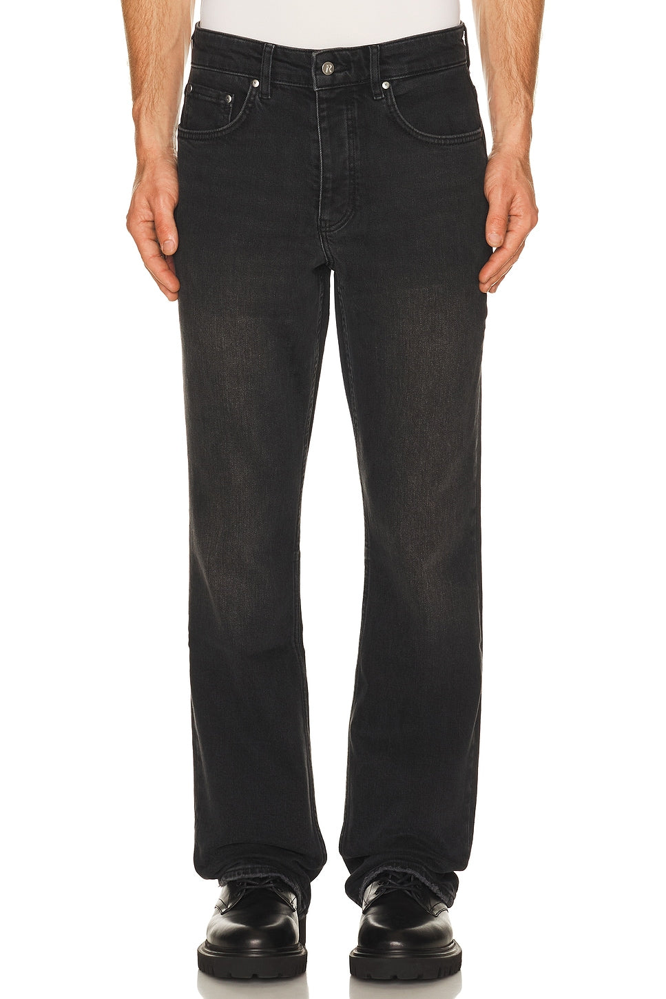 Represent Bootcut Denim Jeans Aged Black - Im Your Wardrobe