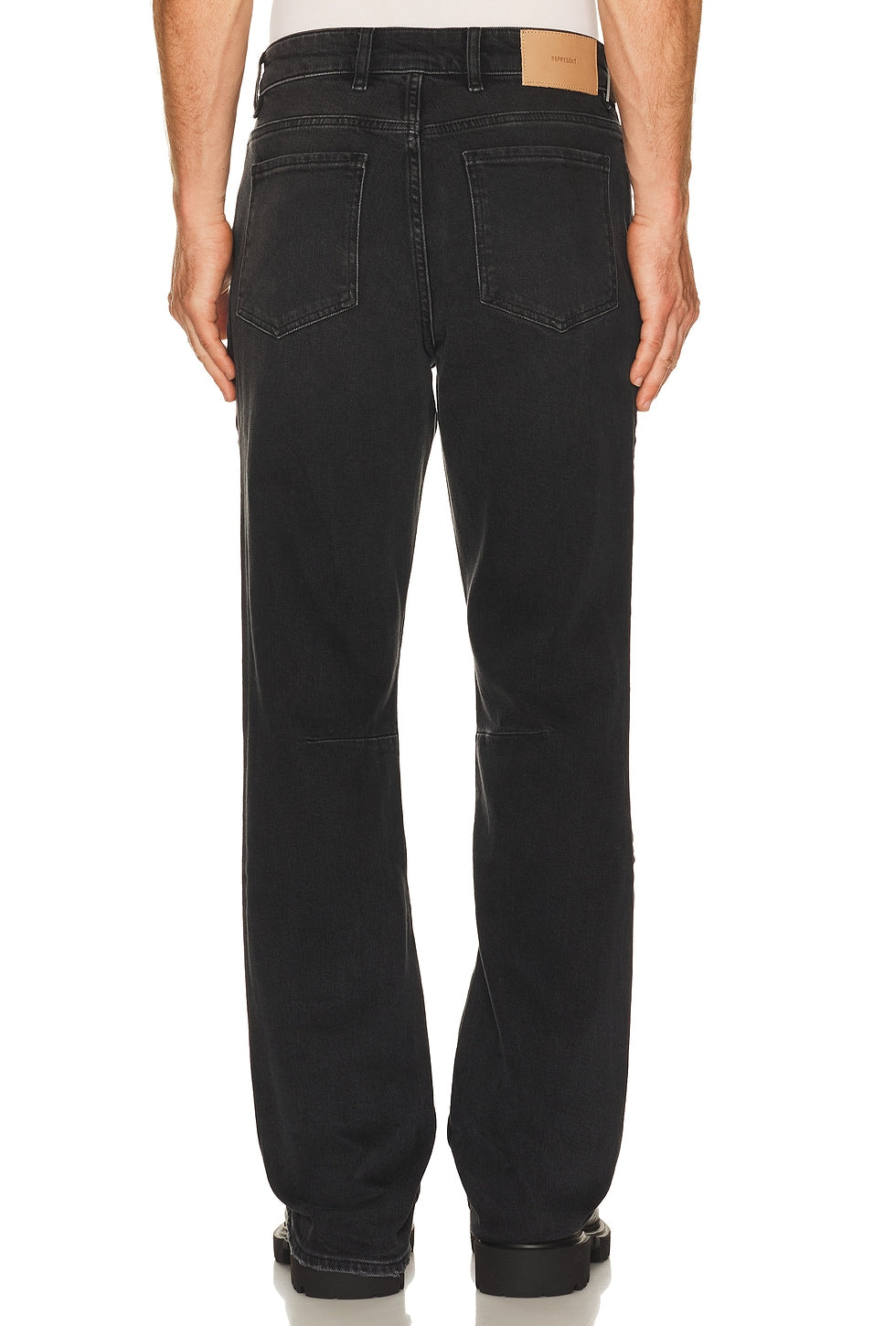 Represent Bootcut Denim Jeans Aged Black - Im Your Wardrobe