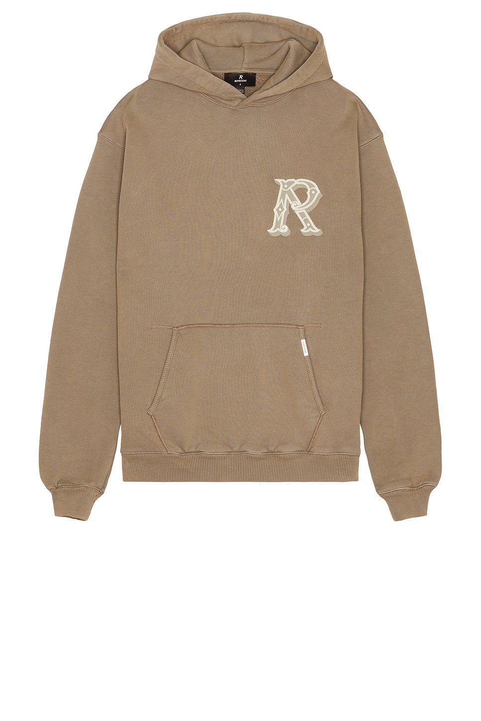 Represent Western Initial Hoodie Dusty Brown - Im Your Wardrobe