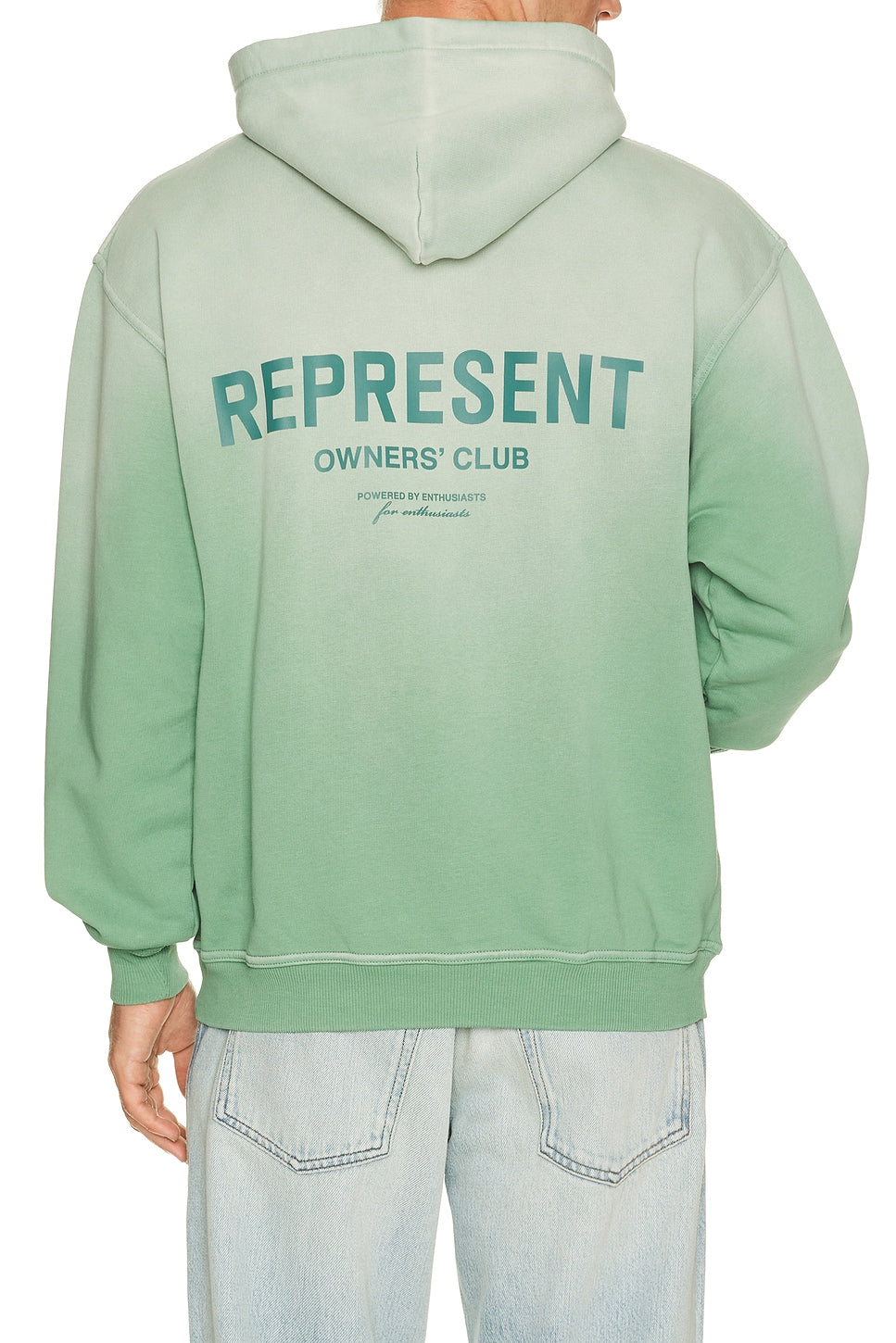 Represent Owners Club Hoodie Washed Aloe - Im Your Wardrobe