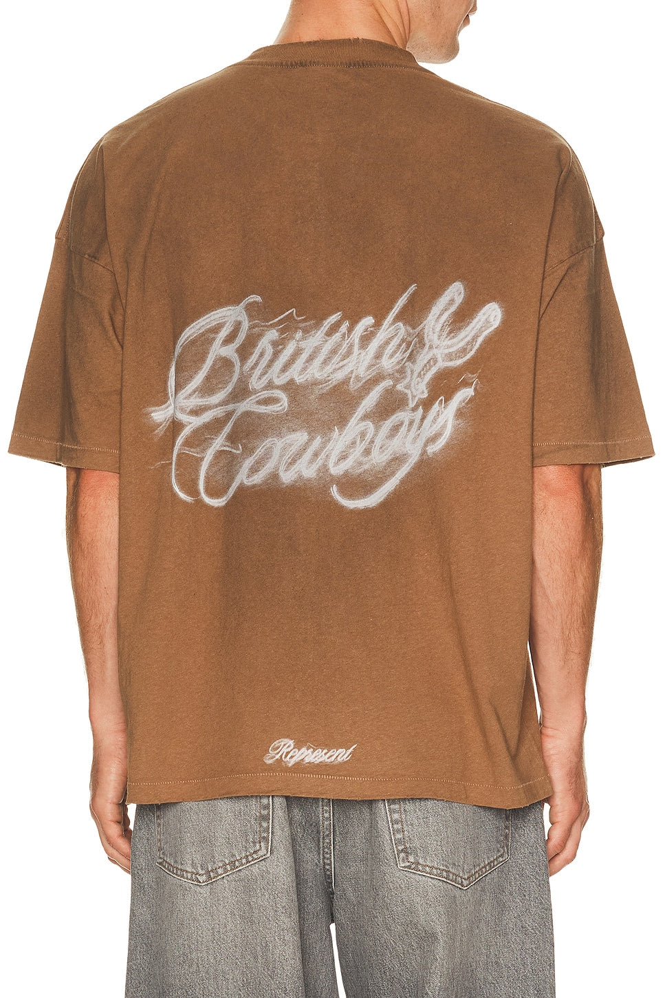 Represent British Cowboys Tee Dusty Brown - Im Your Wardrobe