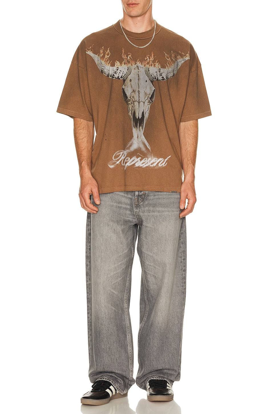 Represent British Cowboys Tee Dusty Brown - Im Your Wardrobe