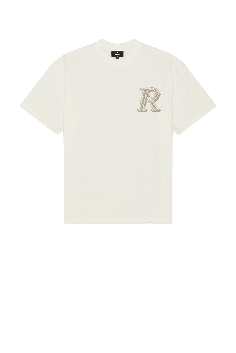 Represent Western Initial Tee Flat White - Im Your Wardrobe