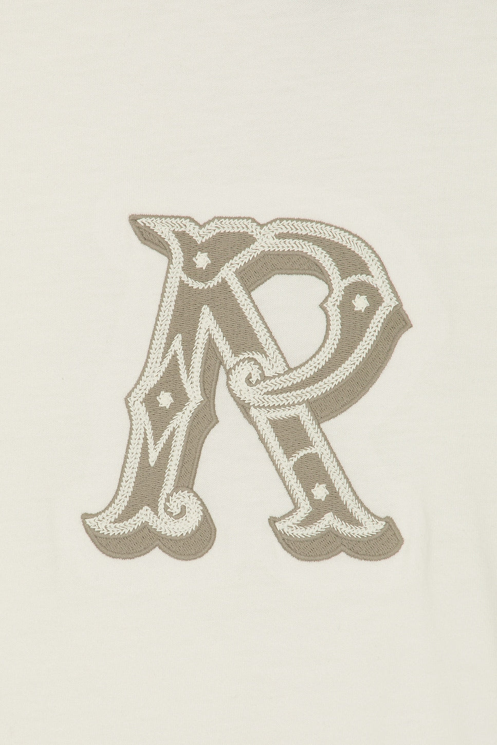 Represent Western Initial Tee Flat White - Im Your Wardrobe