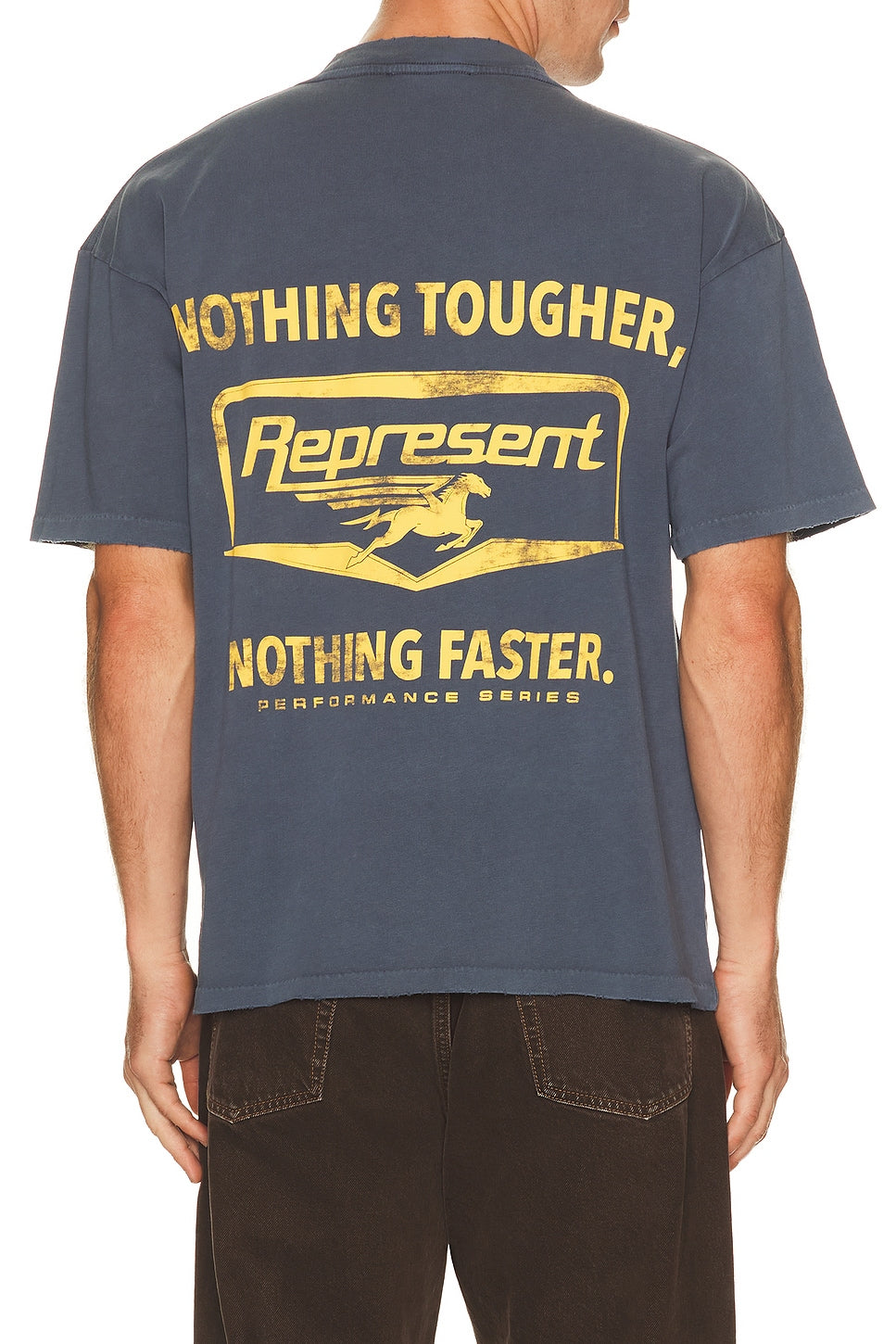 Represent Nothing Faster Tee Indigo - Im Your Wardrobe