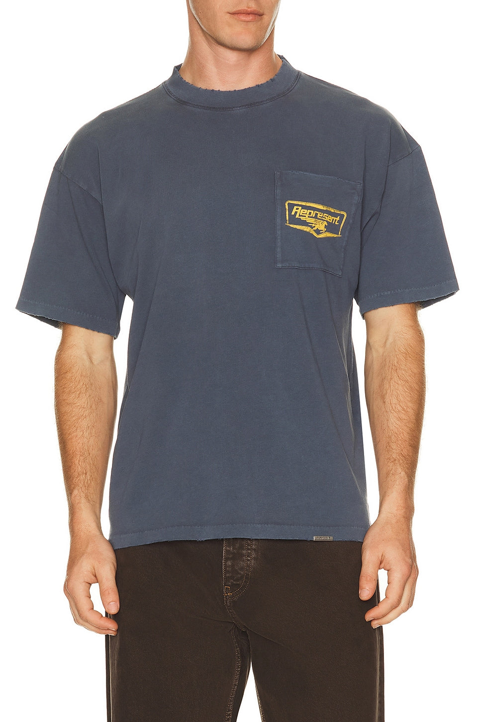 Represent Nothing Faster Tee Indigo - Im Your Wardrobe