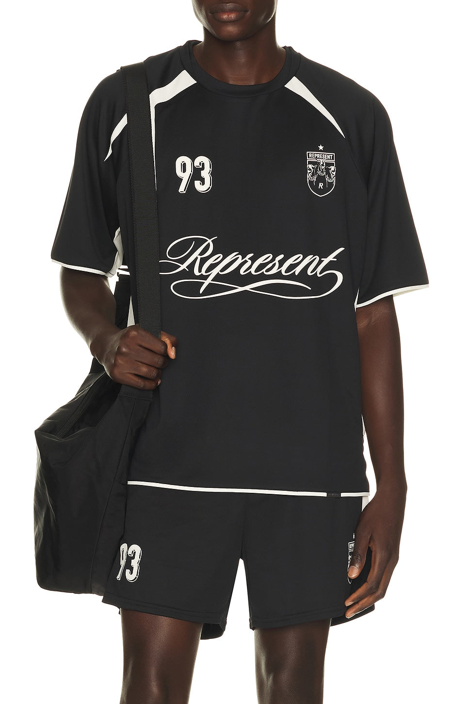 Represent Star Football Top Jet Black - Im Your Wardrobe