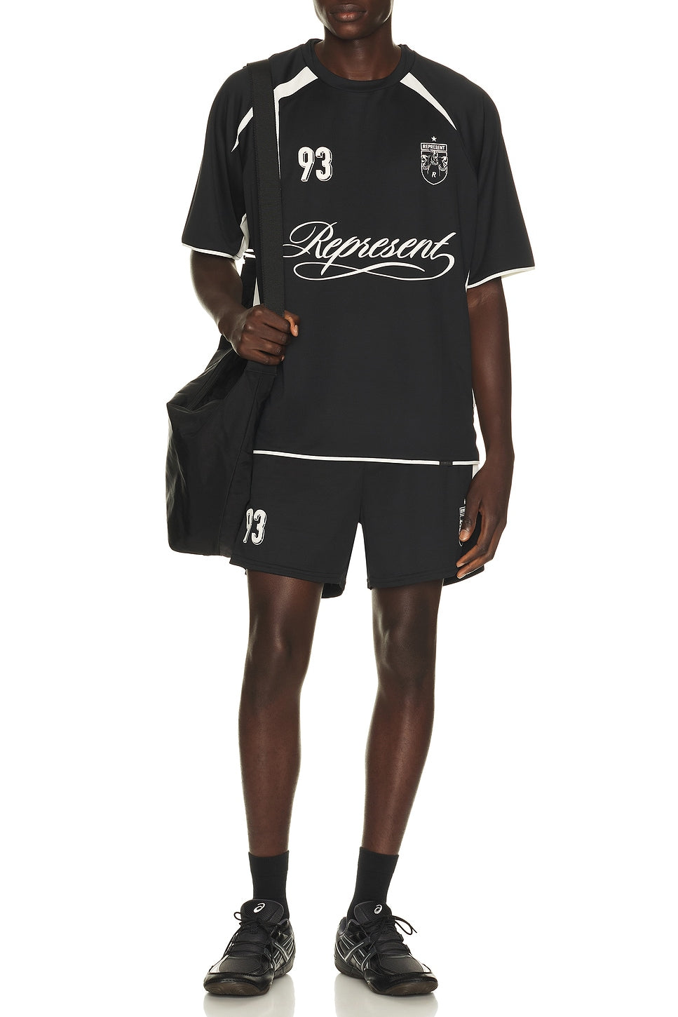 Represent Star Football Top Jet Black - Im Your Wardrobe