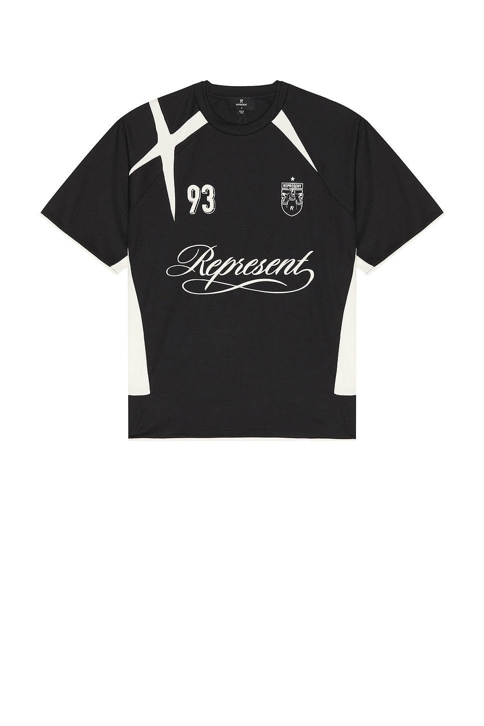 Represent Star Football Top Jet Black - Im Your Wardrobe