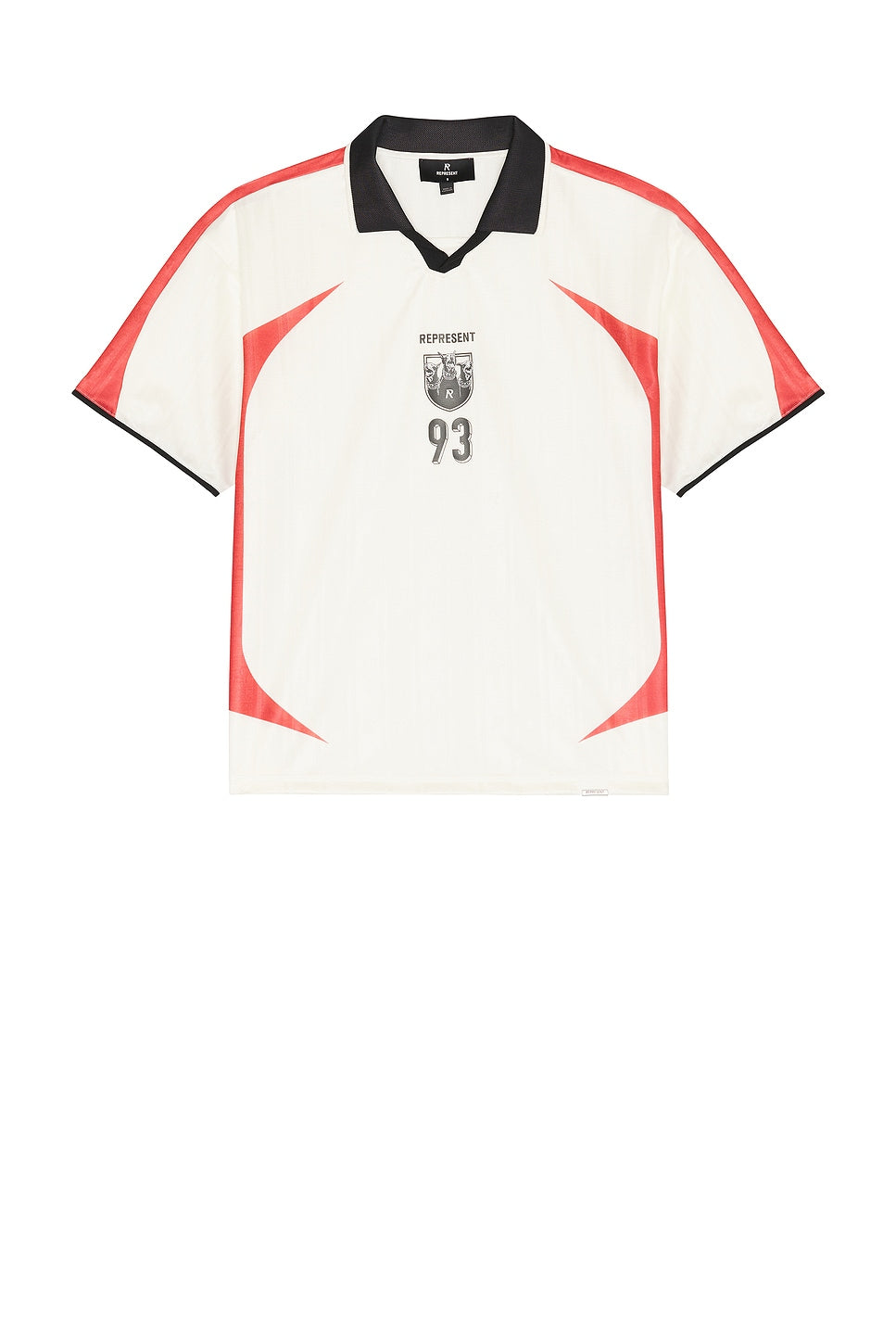 Represent Spike Football Top Flat White - Im Your Wardrobe