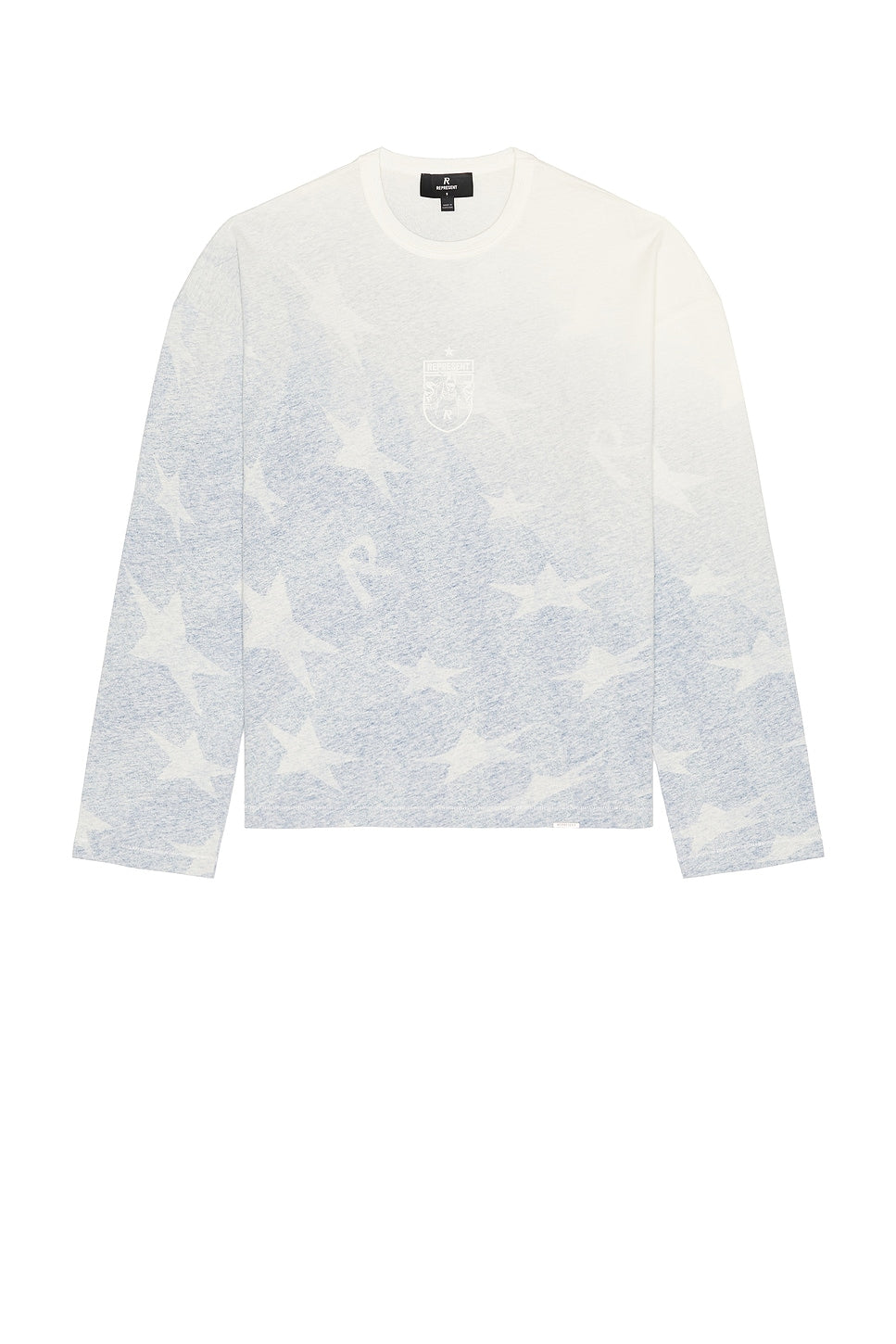 Represent USA Football Long Sleeve Top Washed Blue - Im Your Wardrobe