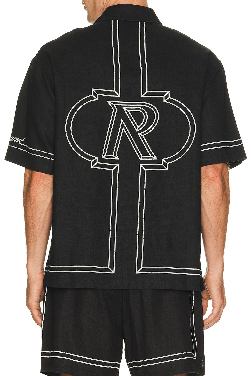 Represent Border Shirt Jet Black - Im Your Wardrobe