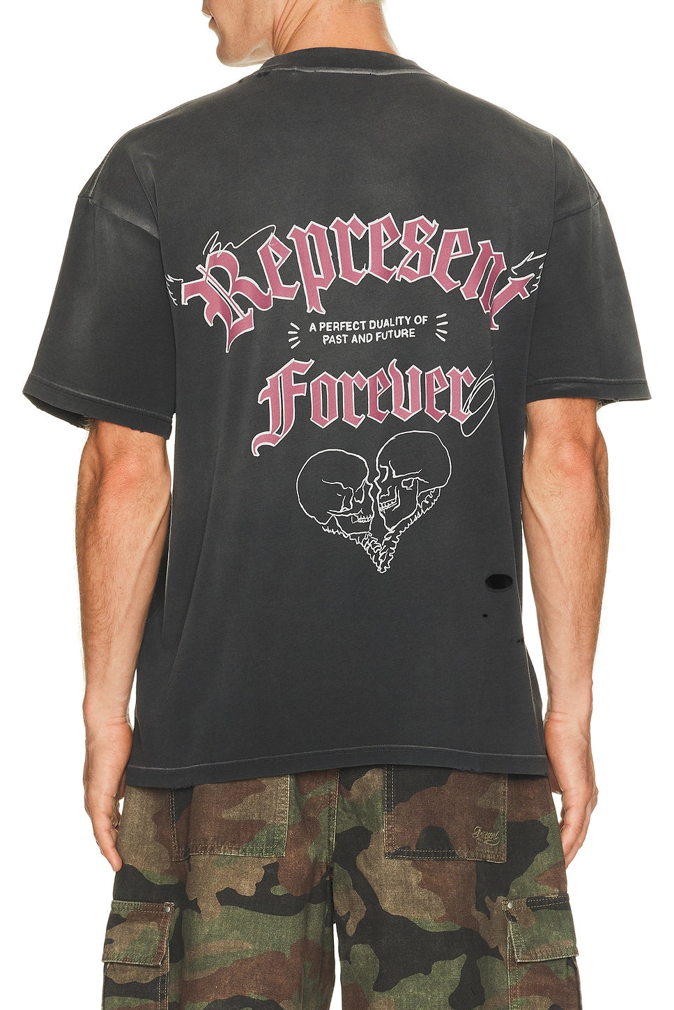 Represent Duality Tee Washed Black - Im Your Wardrobe