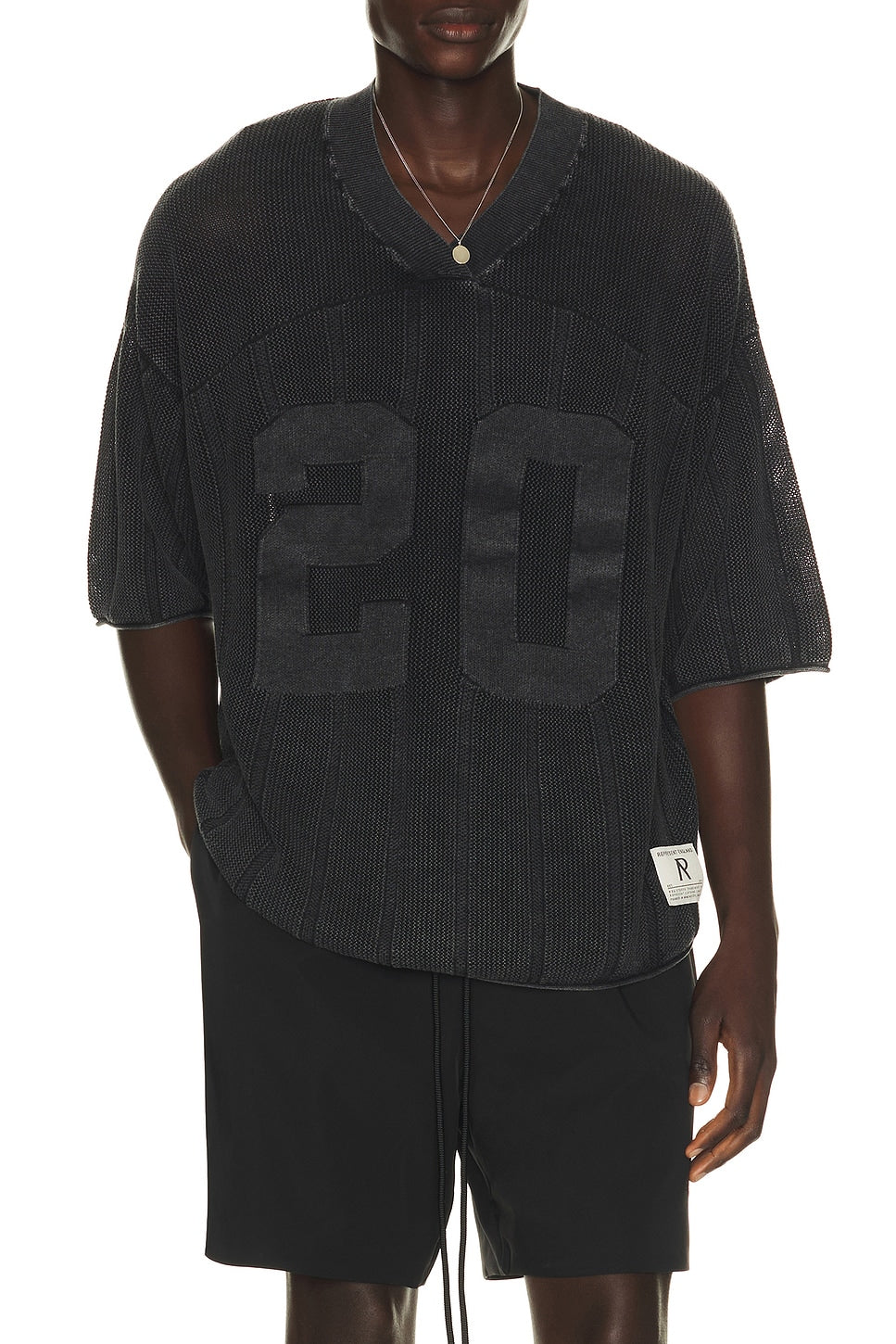 Represent Knitted Varsity Jersey Vintage Grey - Im Your Wardrobe