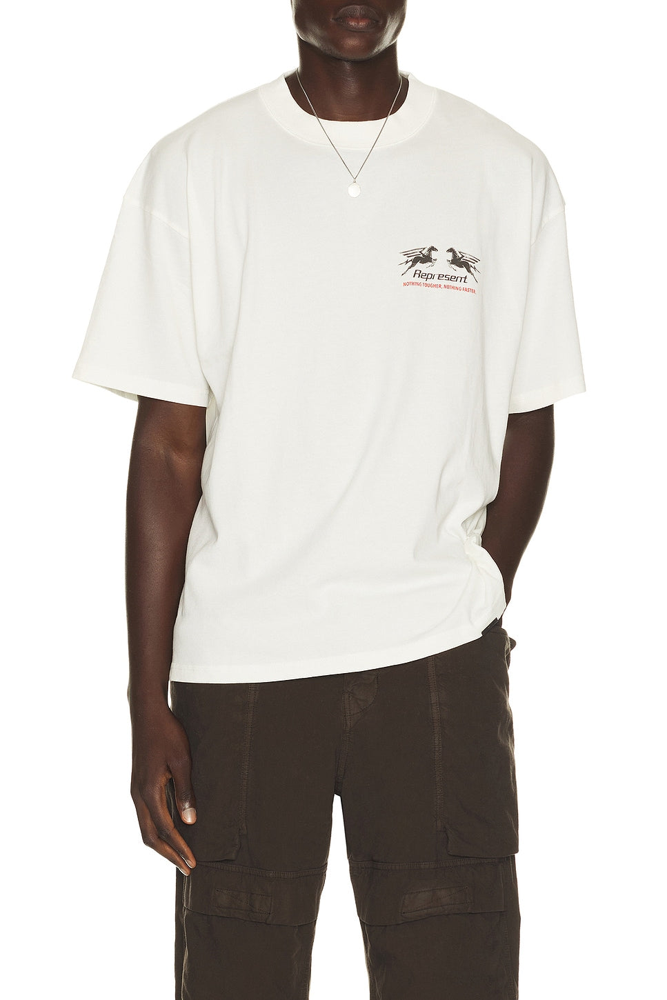 Represent 24 Hour Service Tee Flat White - Im Your Wardrobe