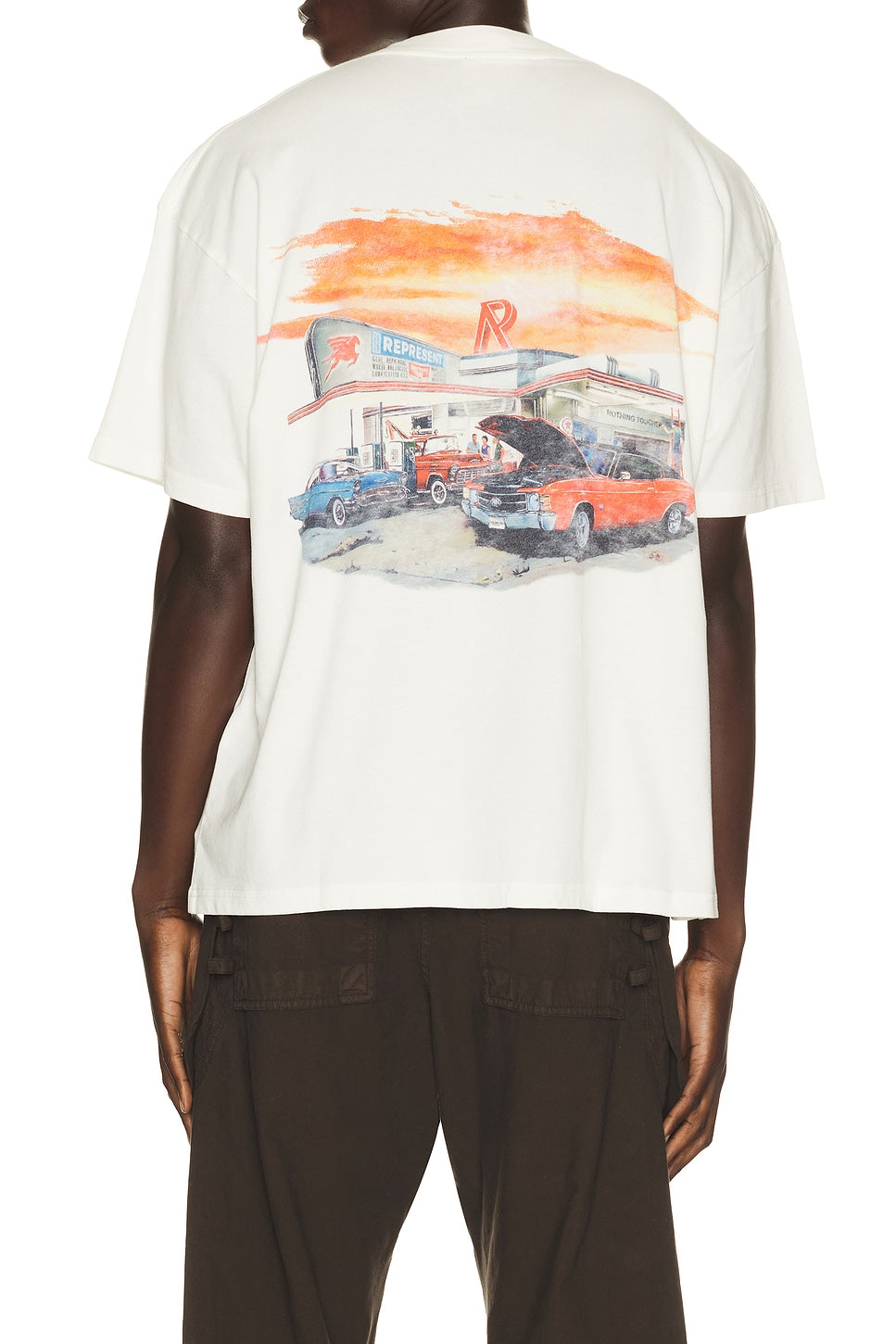 Represent 24 Hour Service Tee Flat White - Im Your Wardrobe