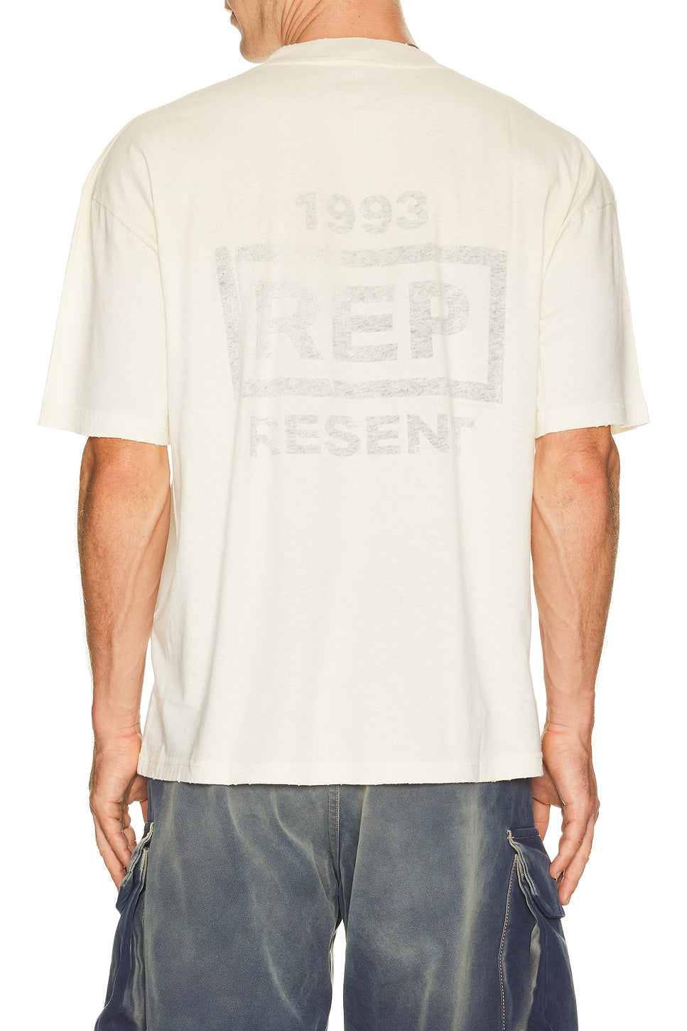 Represent Reverse Resent Tee Flat White - Im Your Wardrobe