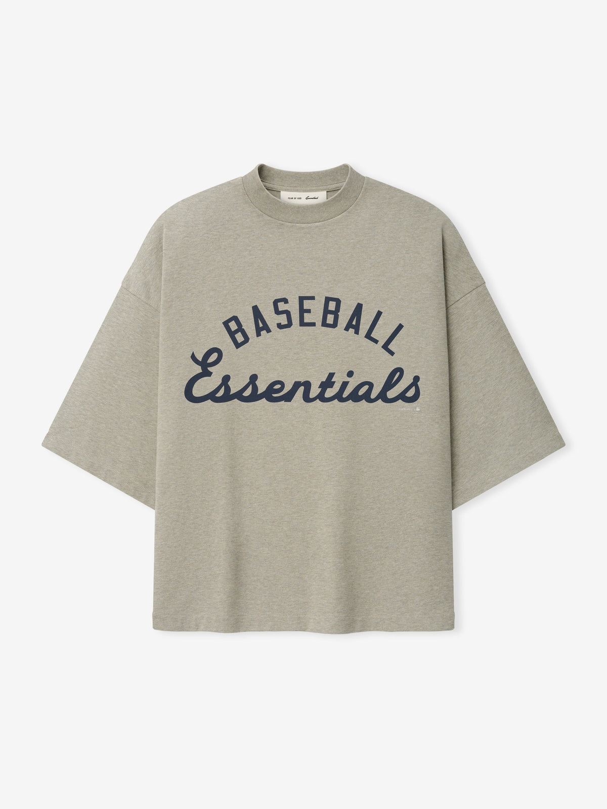 Fear of God Essentials MLB Merch Tee Seal Heather - Im Your Wardrobe