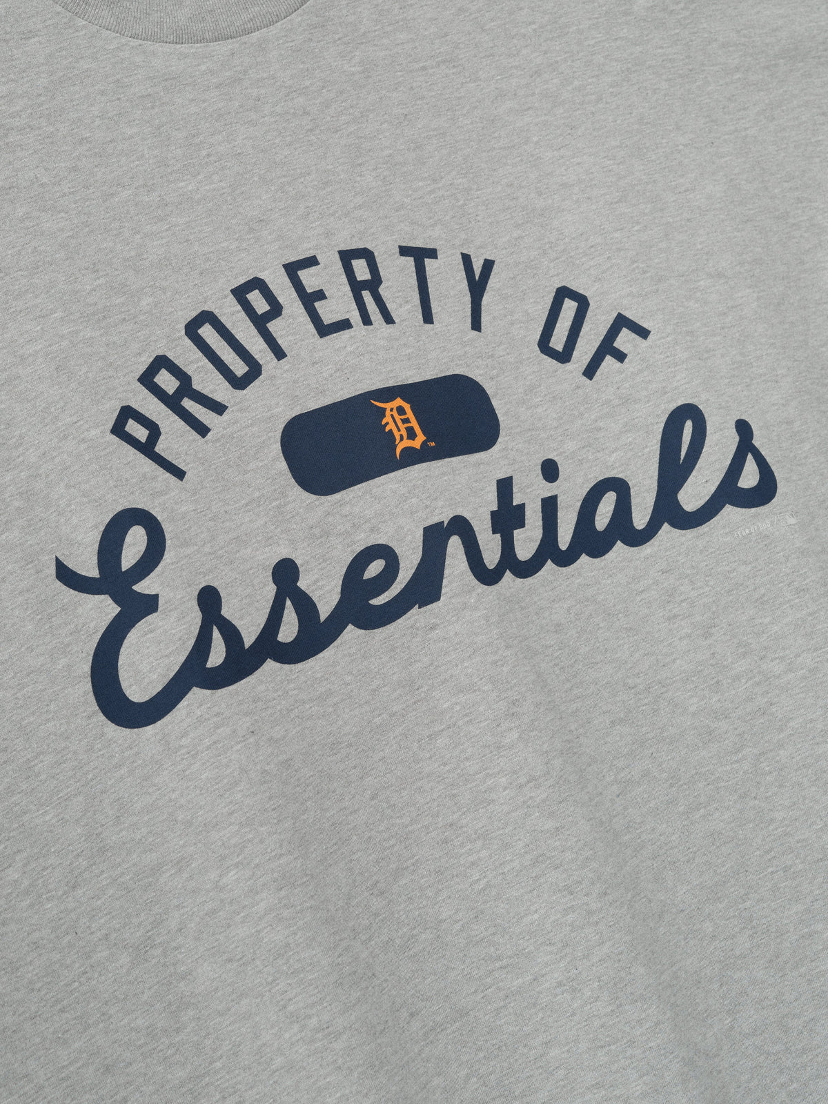 Fear of God Essentials Tigers Merch Tee Concrete Heather - Im Your Wardrobe