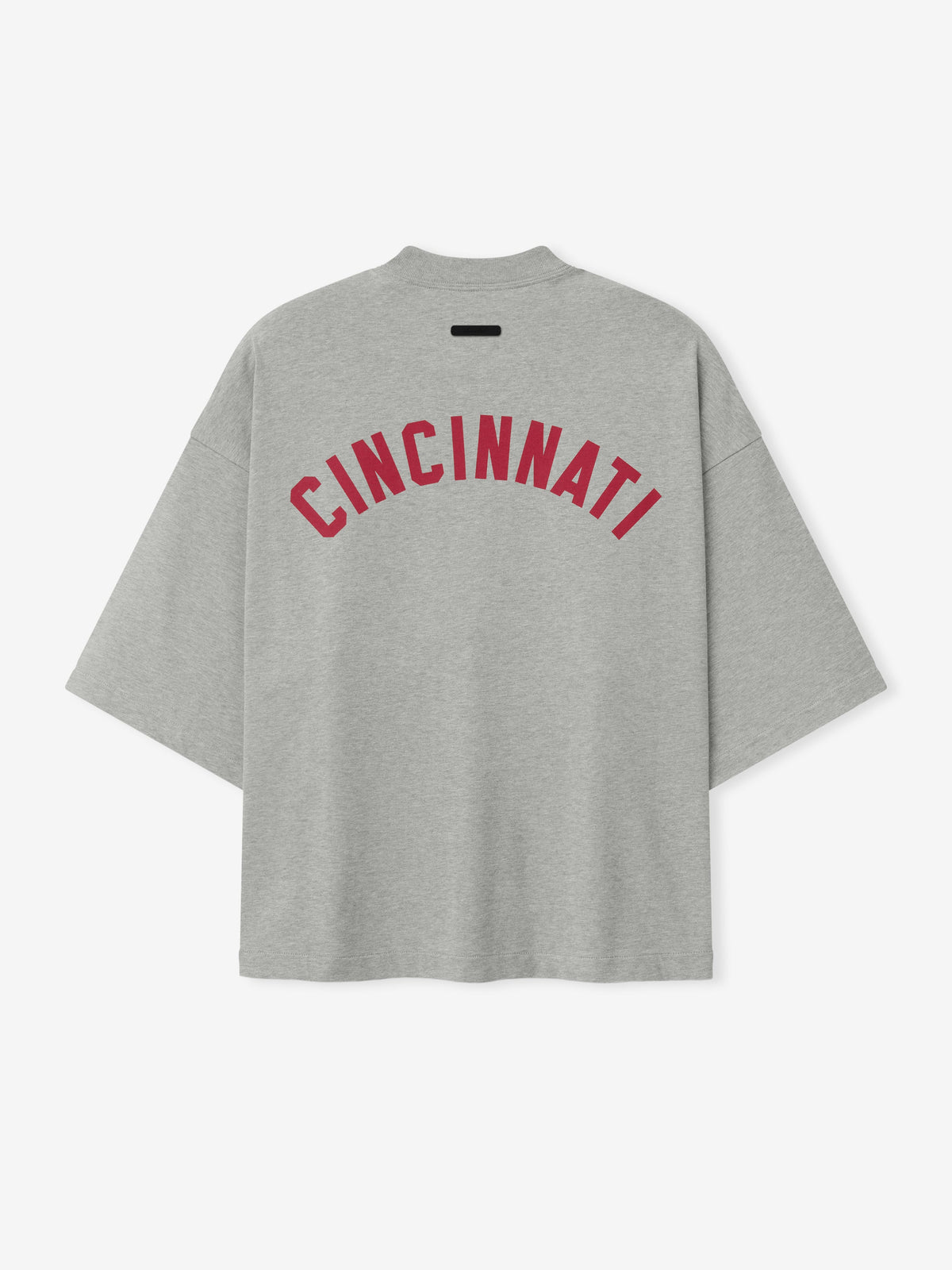 Fear of God Essentials Reds Merch Tee Concrete Heather - Im Your Wardrobe