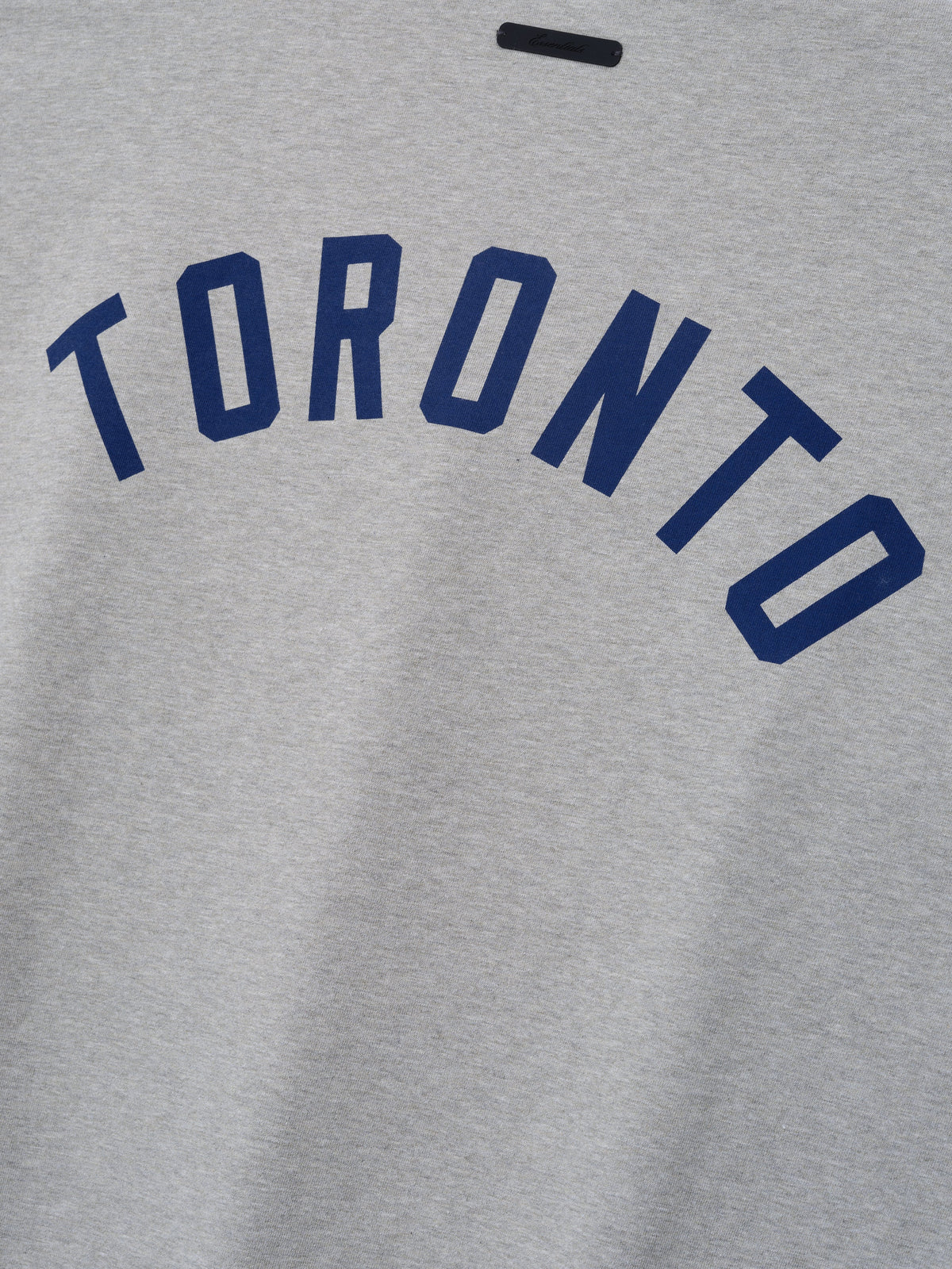 Fear of God Essentials Blue Jays Merch Tee Concrete Heather - Im Your Wardrobe