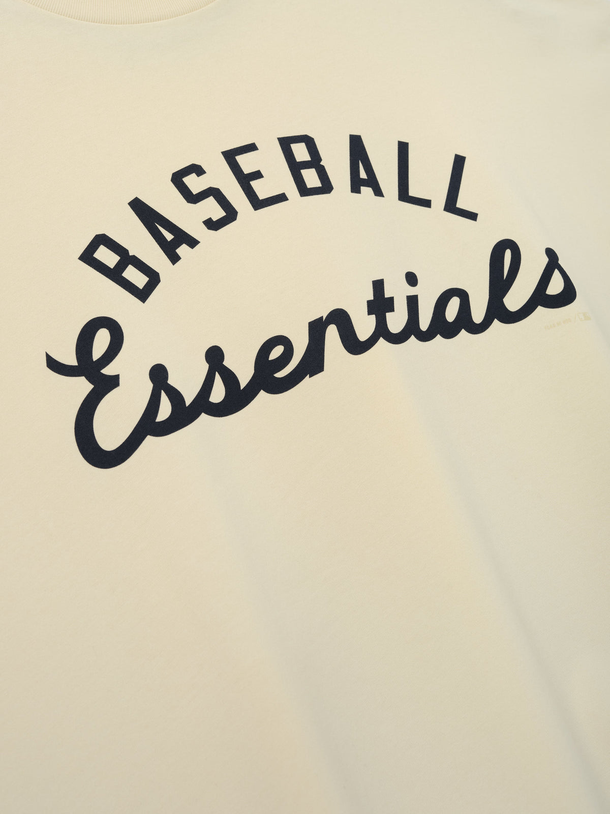 Fear of God Essentials MLB Boxy Long Sleeve Tee Oat - Im Your Wardrobe