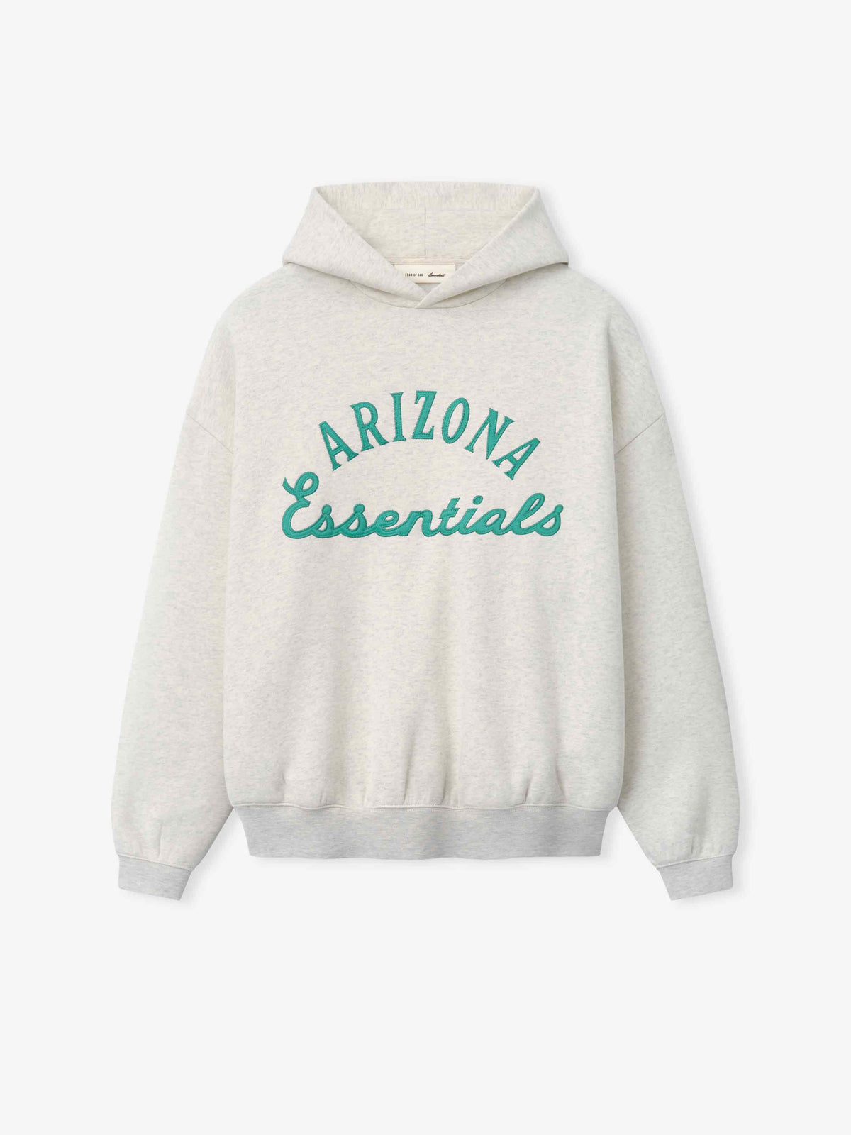 Fear of God Essentials Diamondbacks Sport Hoodie Oatmeal Heather/ Light Heather Rib - Im Your Wardrobe