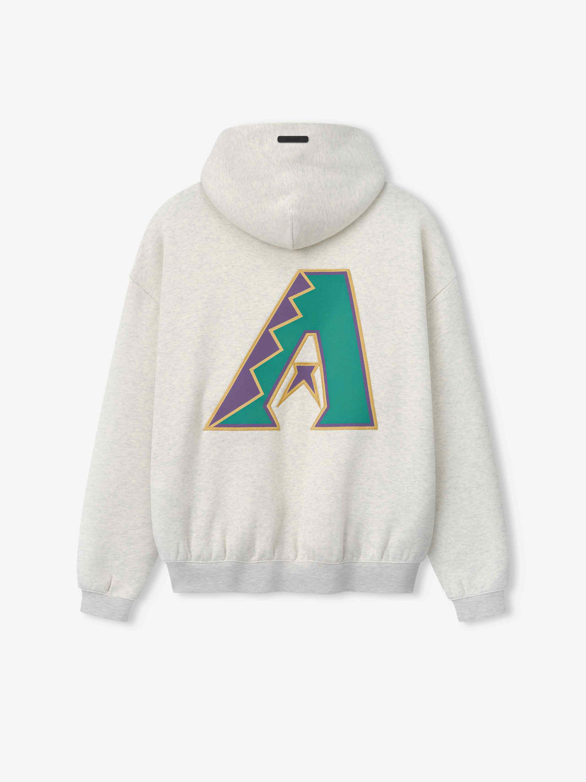 Fear of God Essentials Diamondbacks Sport Hoodie Oatmeal Heather/ Light Heather Rib - Im Your Wardrobe