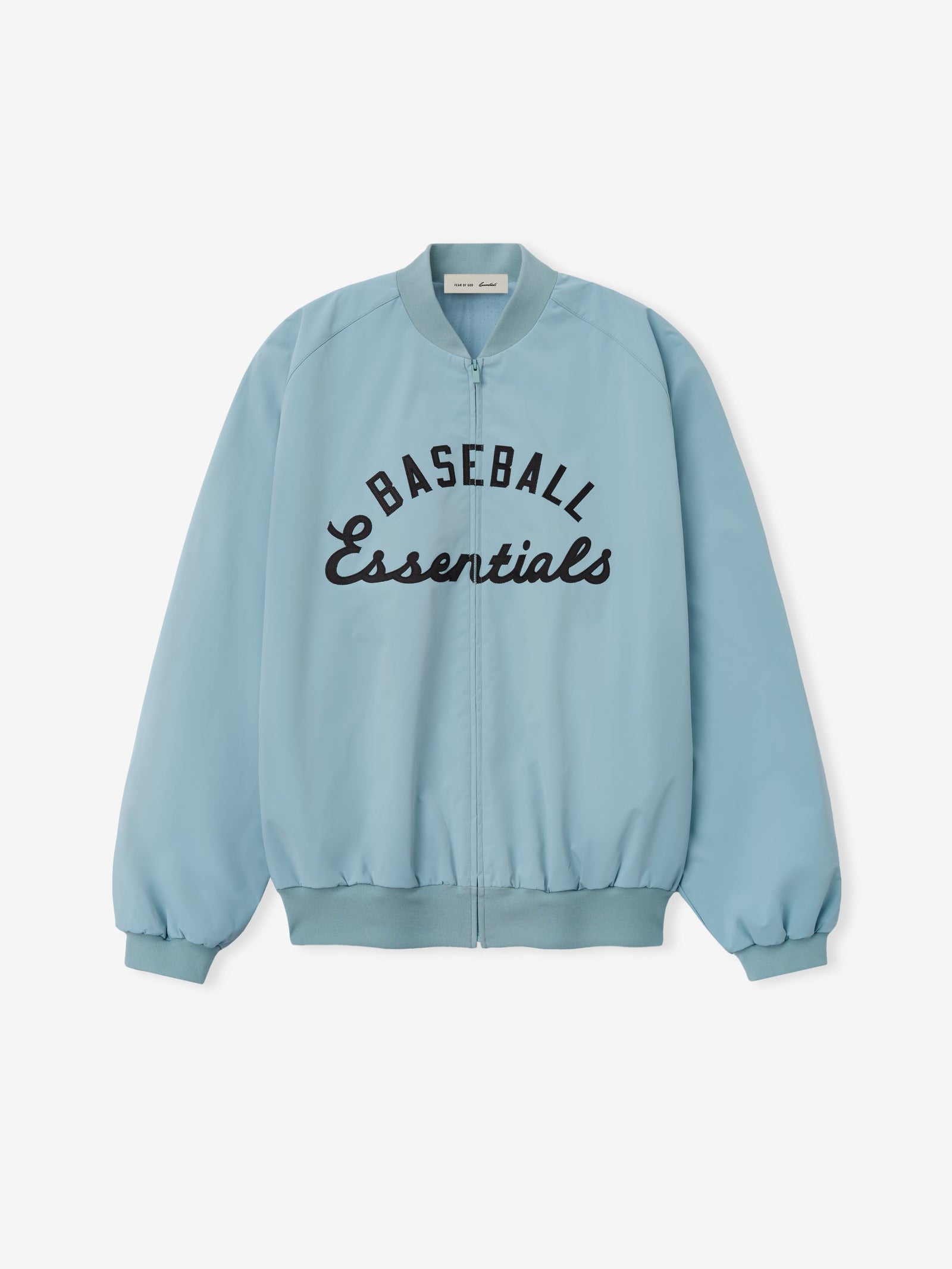 Fear of God Essentials MLB Full Zip Bomber Stone Blue