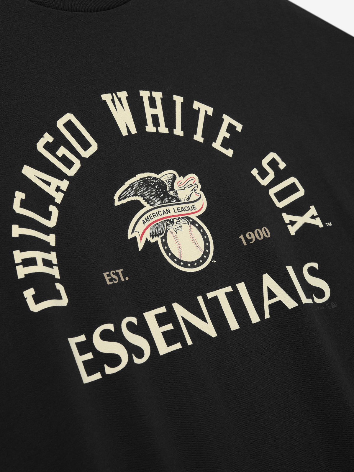 Fear of God Essentials White Sox American League Merch Tee Black - Im Your Wardrobe