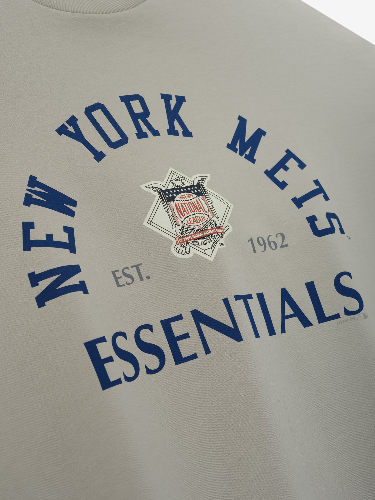 Fear of God Essentials Mets National League Merch Tee Seal - Im Your Wardrobe