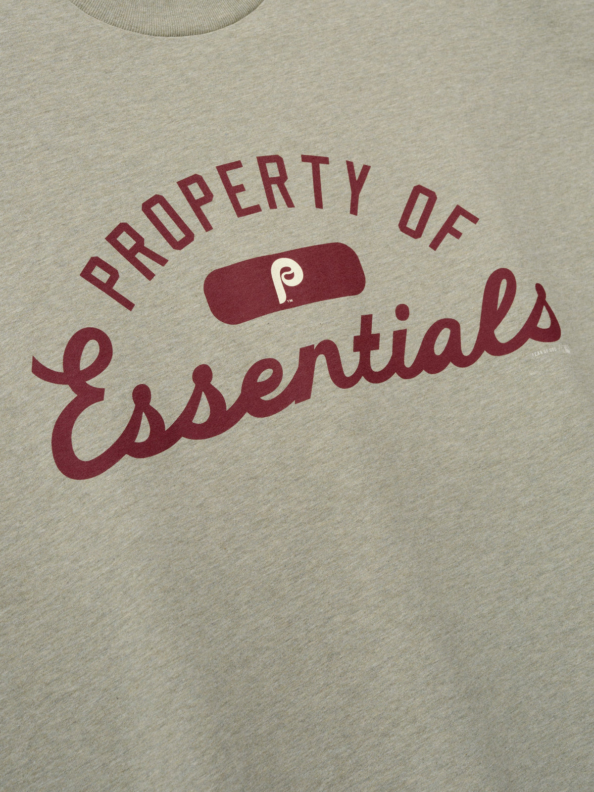 Fear of God Essentials Phillies Merch Tee Seal Heather - Im Your Wardrobe