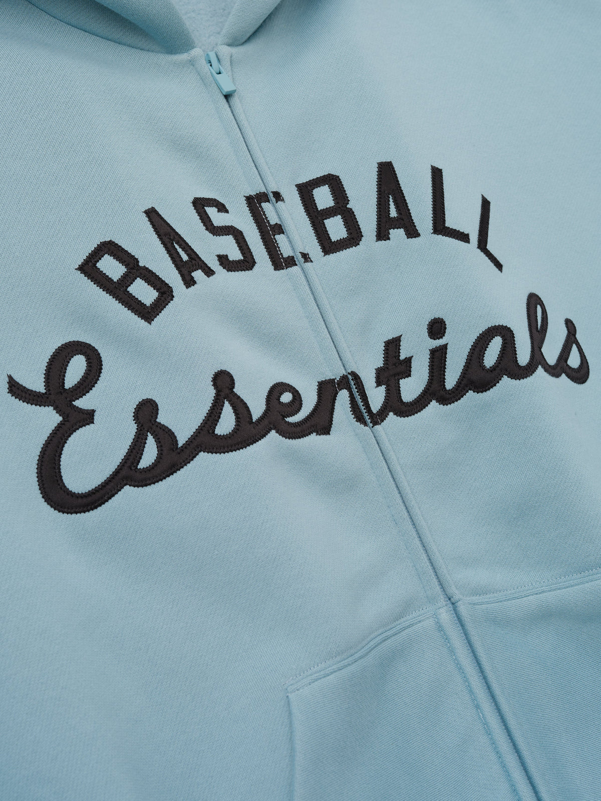 Fear of God Essentials MLB Full Zip Sport Hoodie Stone Blue - Im Your Wardrobe