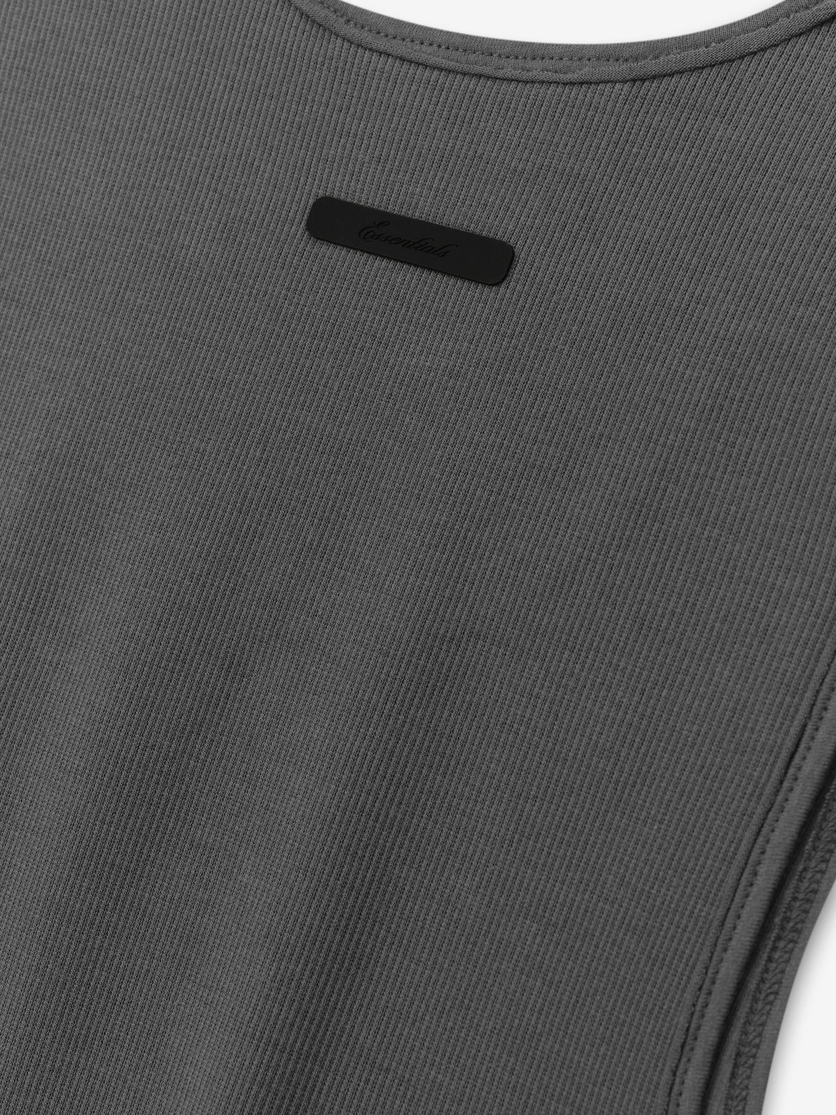 Fear of God Essentials Ribbed Essential Tank Iron Grey - Im Your Wardrobe