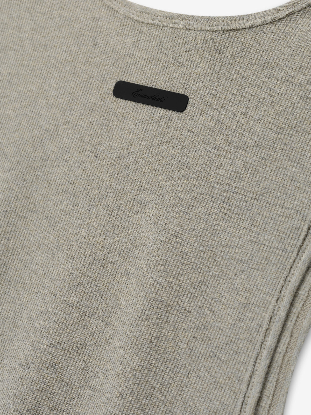 Fear of God Essentials Ribbed Essential Tank Seal Heather - Im Your Wardrobe